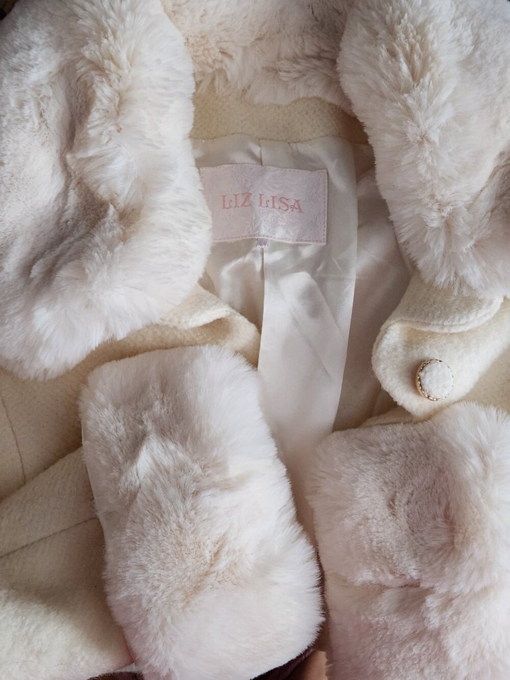 Liz Lisa dreamy coquette princess coat jacket bow RARE small - Picture 3 of 3
